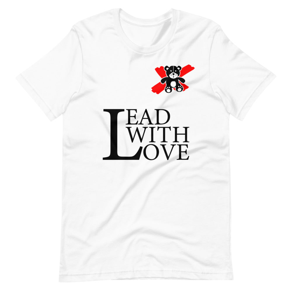 Lead with Love Short-Sleeve Unisex T-Shirt - We Care Tees