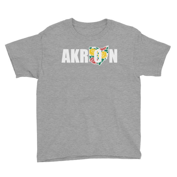 Beautiful Akron 2 Youth Short Sleeve T-Shirt - We Care Tees