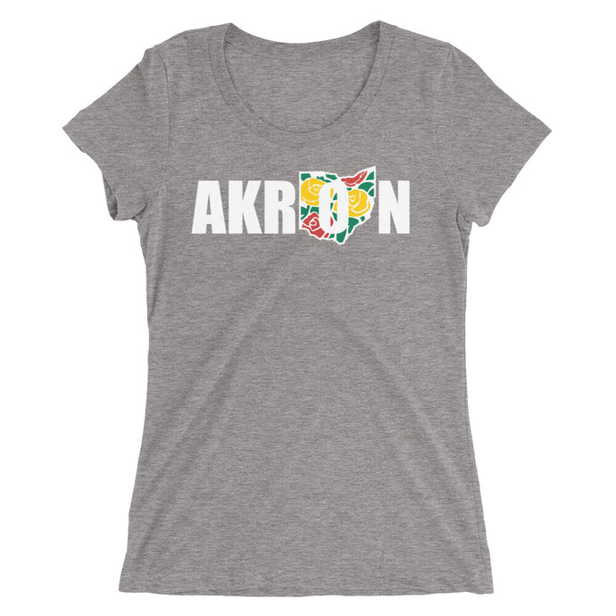 Beautiful Akron 2 Ladies' short sleeve t-shirt - We Care Tees