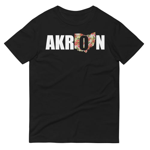 Beautiful Akron BLACK Short-Sleeve Unisex T-Shirt - We Care Tees